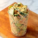 Low-Point Creamy Asian Cucumber Salad Bowl (WW Friendly)