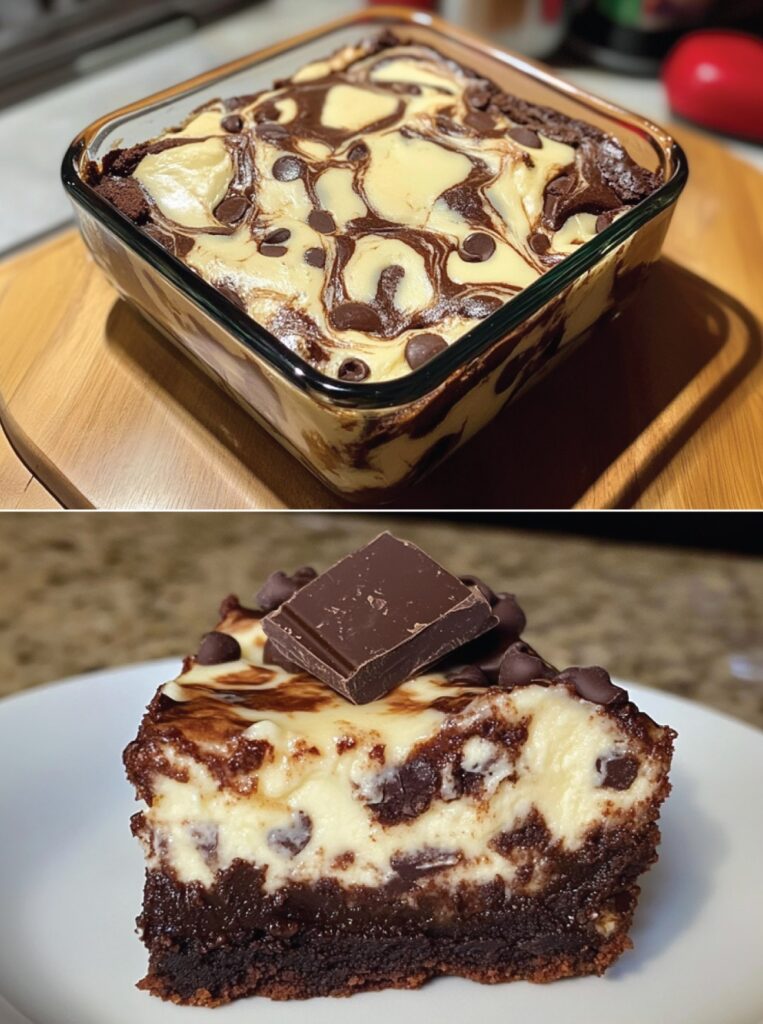 Lighter Cheesecake Brownies (Same Swirl, Fewer Points)