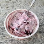 Cherry Chocolate Chip Cottage Cheese Swirl