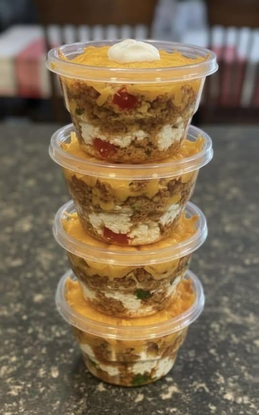 Mini Cheesy Taco Bake