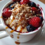 WW Cottage Cheese Berry Mug Cobbler