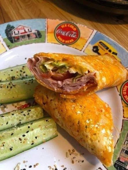 Crispy Cheese Wrap