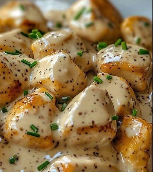 Creamy Garlic Chicken Bites (WW Low-Point Version)