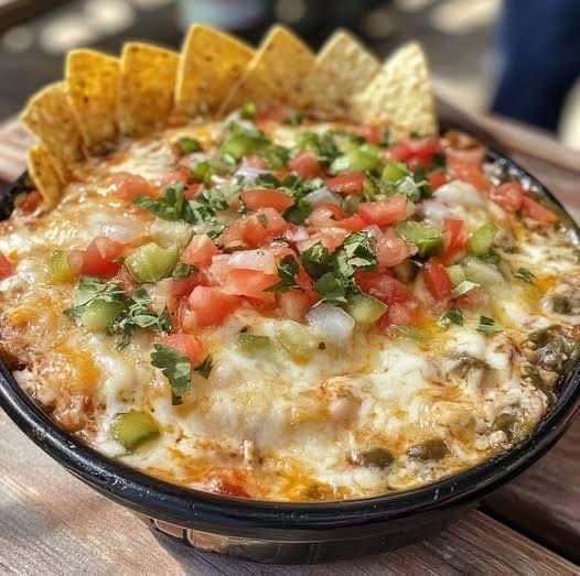 WW Low-Point Cheesy Bean Taco Dip (Baked)