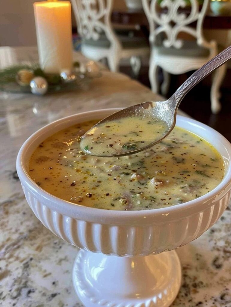 WW Lightened-Up Cheeseburger Soup