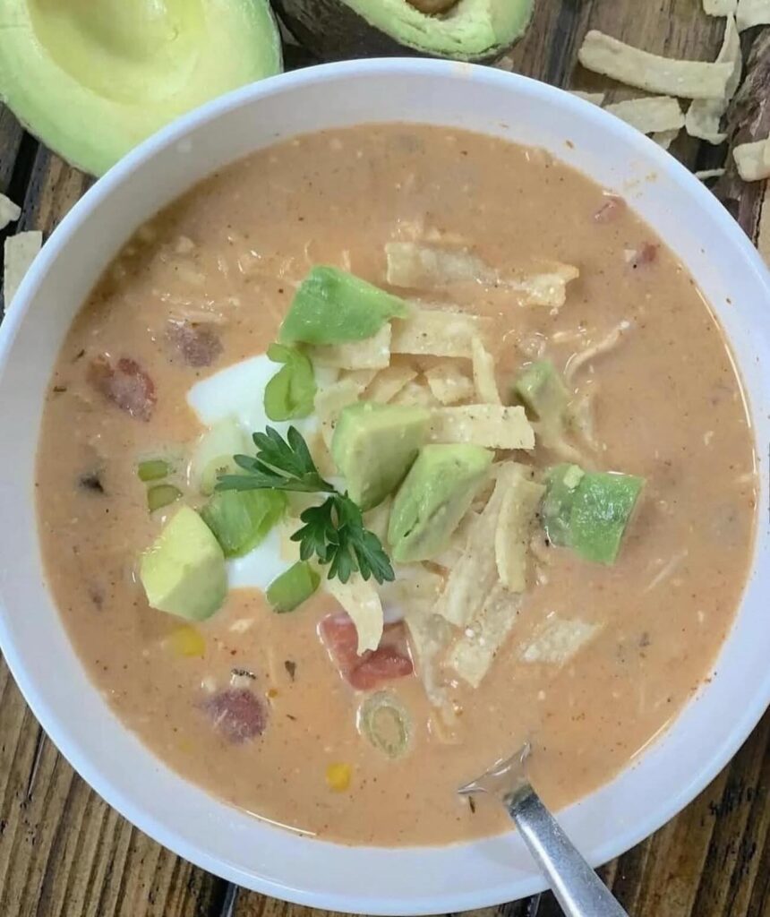Creamy Chicken Taco Soup