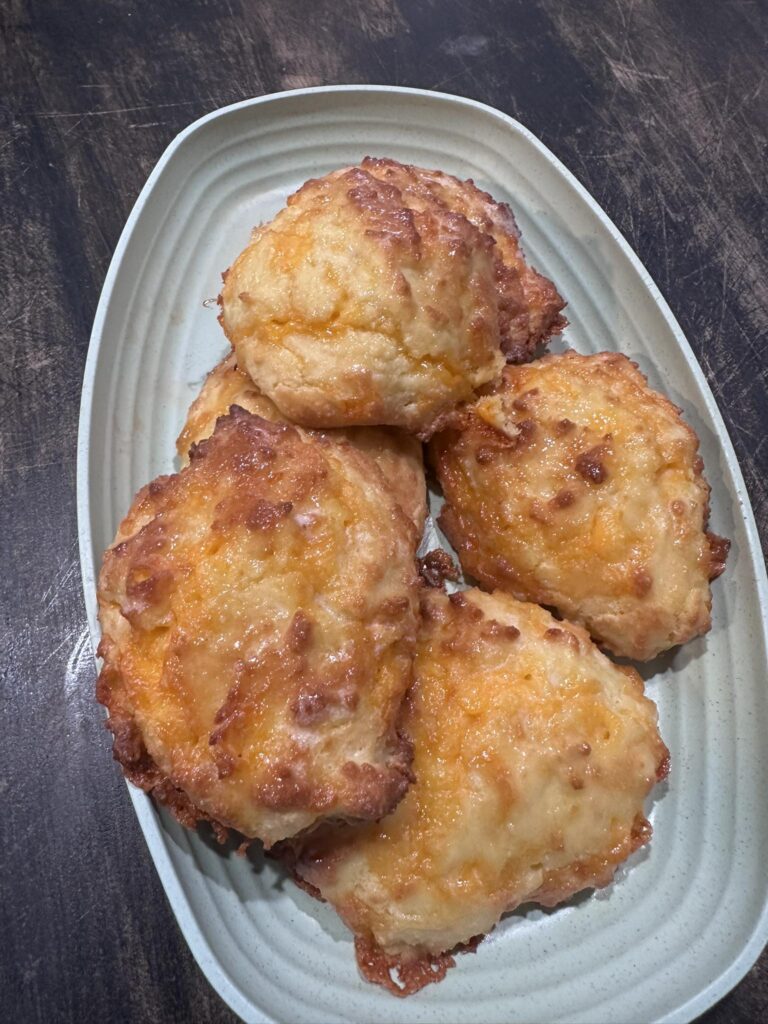WW Almond Cheese Biscuits (Lightened Up)