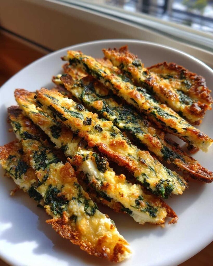 Low-Point Spinach Feta Crisps (WW Friendly)