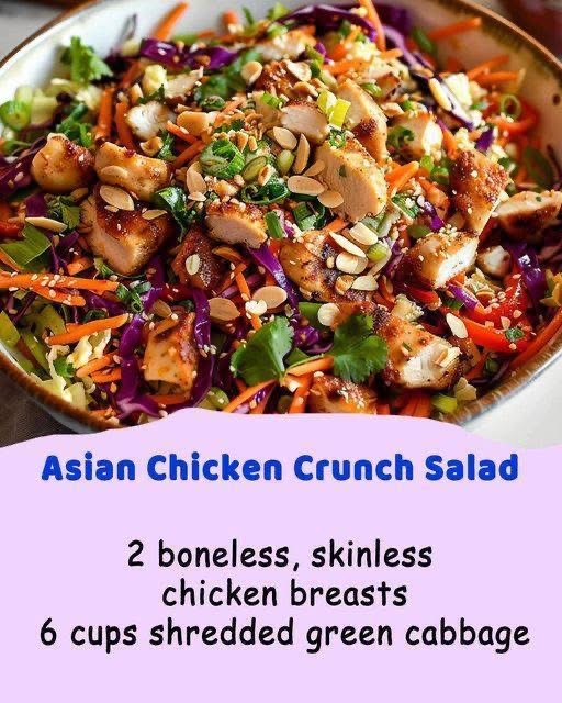 asian chicken crunch salad