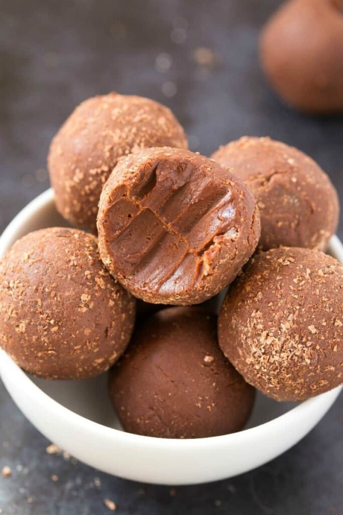 Ultra Low-Point No-Bake Brownie Bites