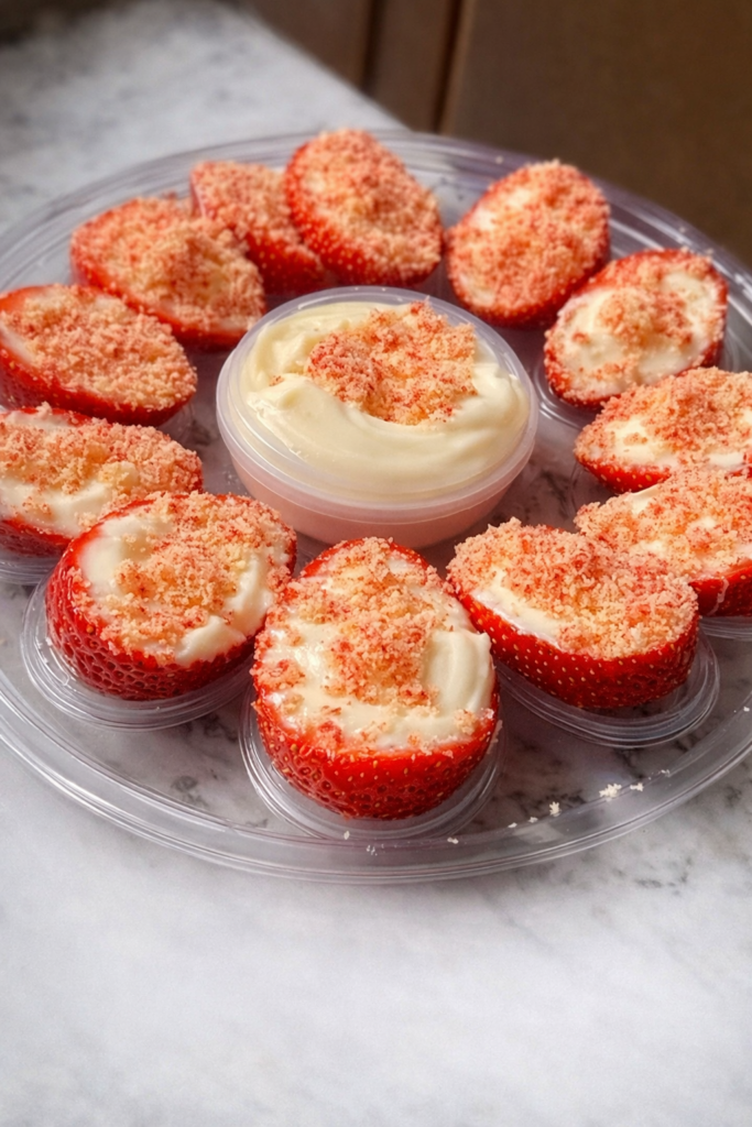 Cheesecake Deviled Strawberries (WW Low-Point Version)