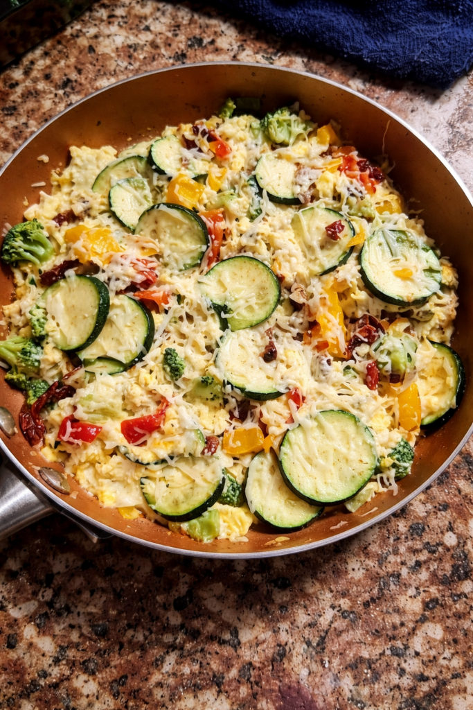 Zucchini Tomato Power Frittata