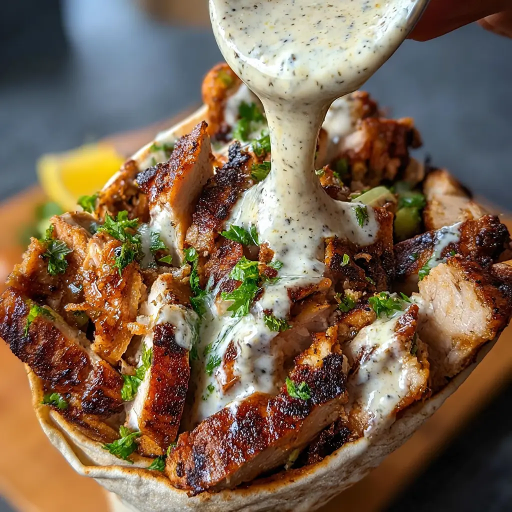 Ultra Low-Point Chicken Shawarma with Garlic Sauce