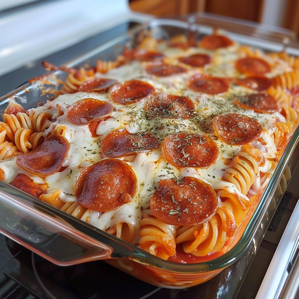 Low-Point Pepperoni Pizza Casserole (WW Friendly)