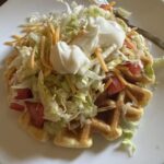 Cornbread Waffles with Chili
