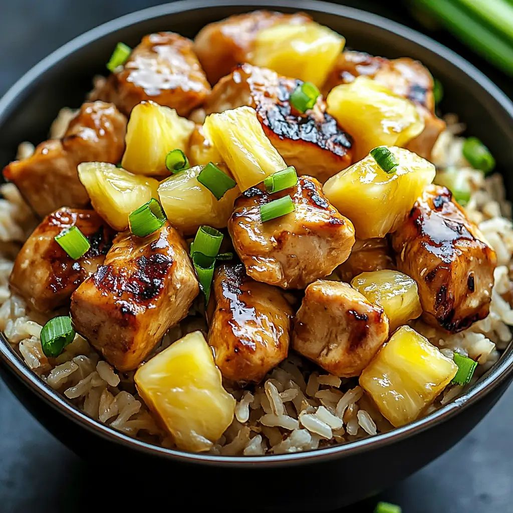 Ultra Low-Point Pineapple Chicken Rice (WW Friendly)