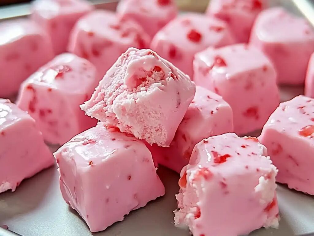 Strawberry Yogurt Fudge Bites (WW Friendly)