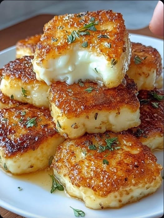 Crispy Pan-Seared Cheese Bites (WW Friendly)