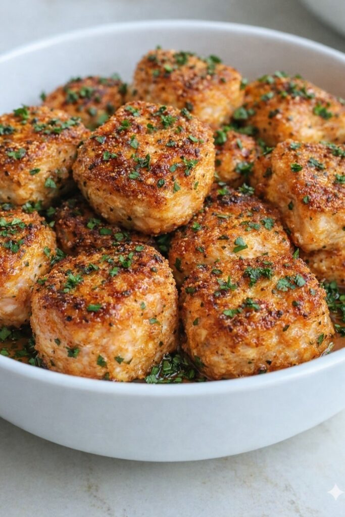 Ultra Low-Point Garlic Parmesan Chicken Bites (WW Friendly)