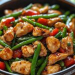 Garlic Soy Chicken Stir-Fry with Crisp Green Beans