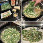 Friendly Creamy Garlic Parmesan Green Beans – Lightened Up Version