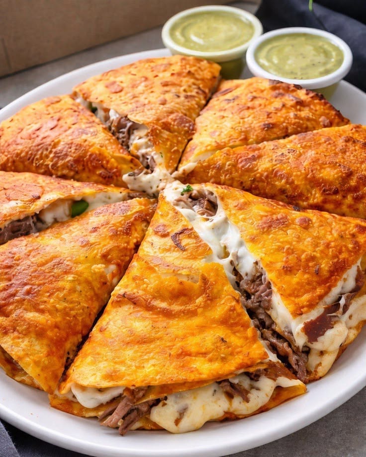 Ultra Low-Point Cheesy Beef Quesadilla (WW Friendly)