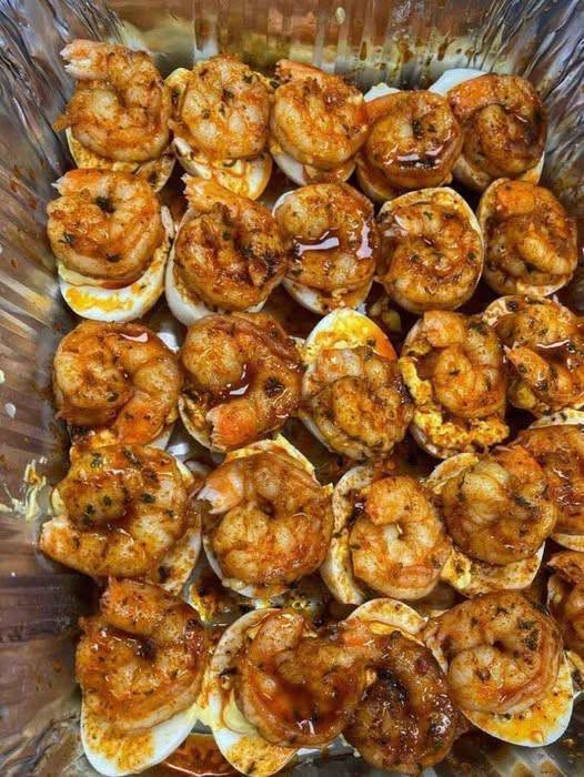 Cajun Shrimp Deviled Eggs (Ultra Low-Point)