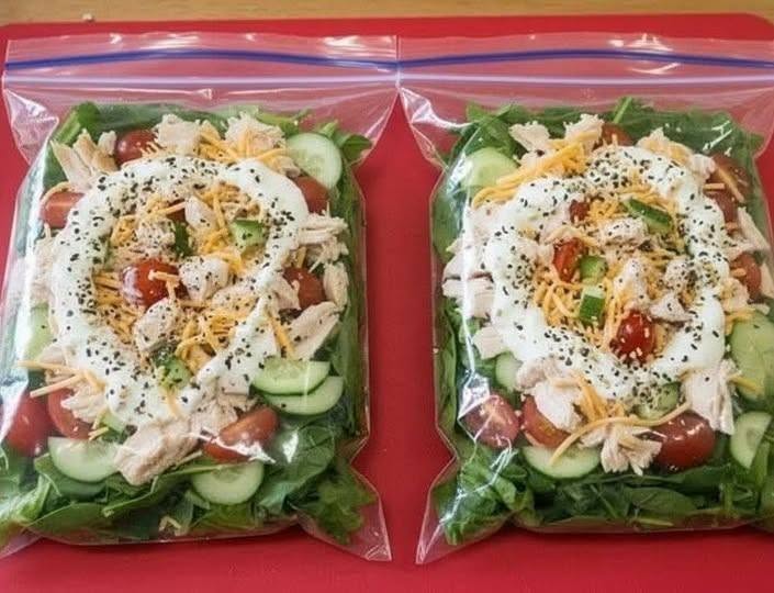 Meal Prep Chicken Power Salad (Ultra Low-Point)