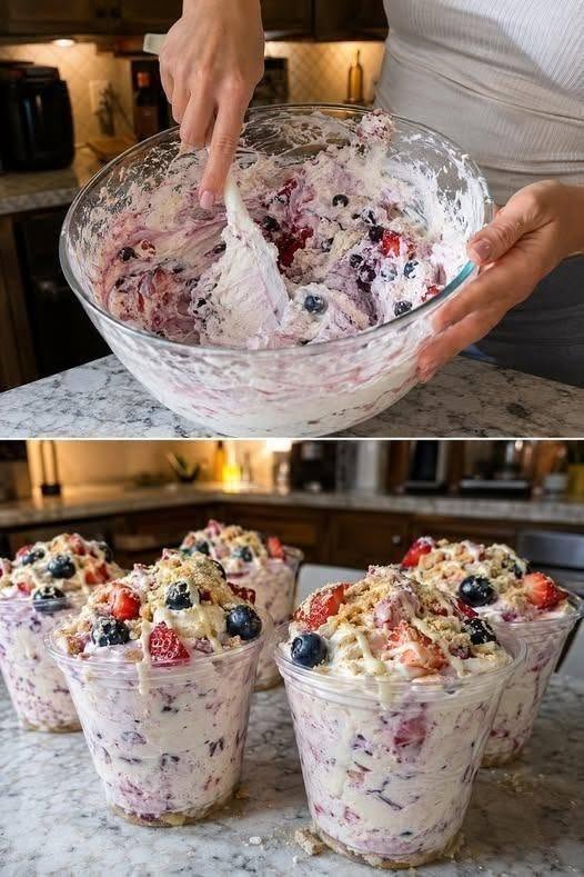 WW Berry Cheesecake Fluff Dessert Cups