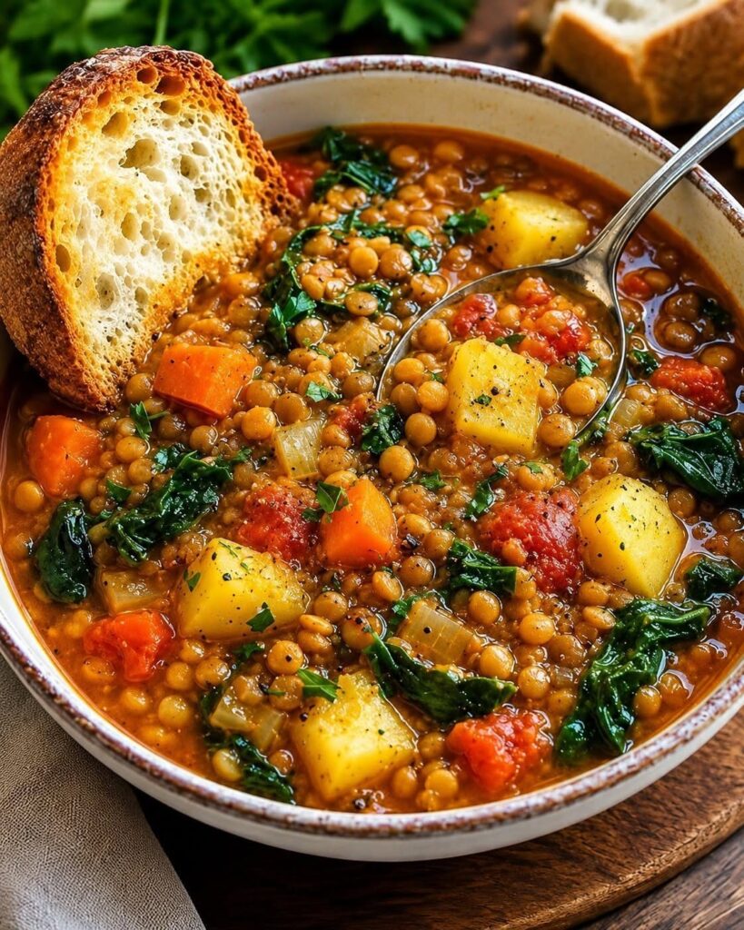 Hearty Lentil Vegetable Soup