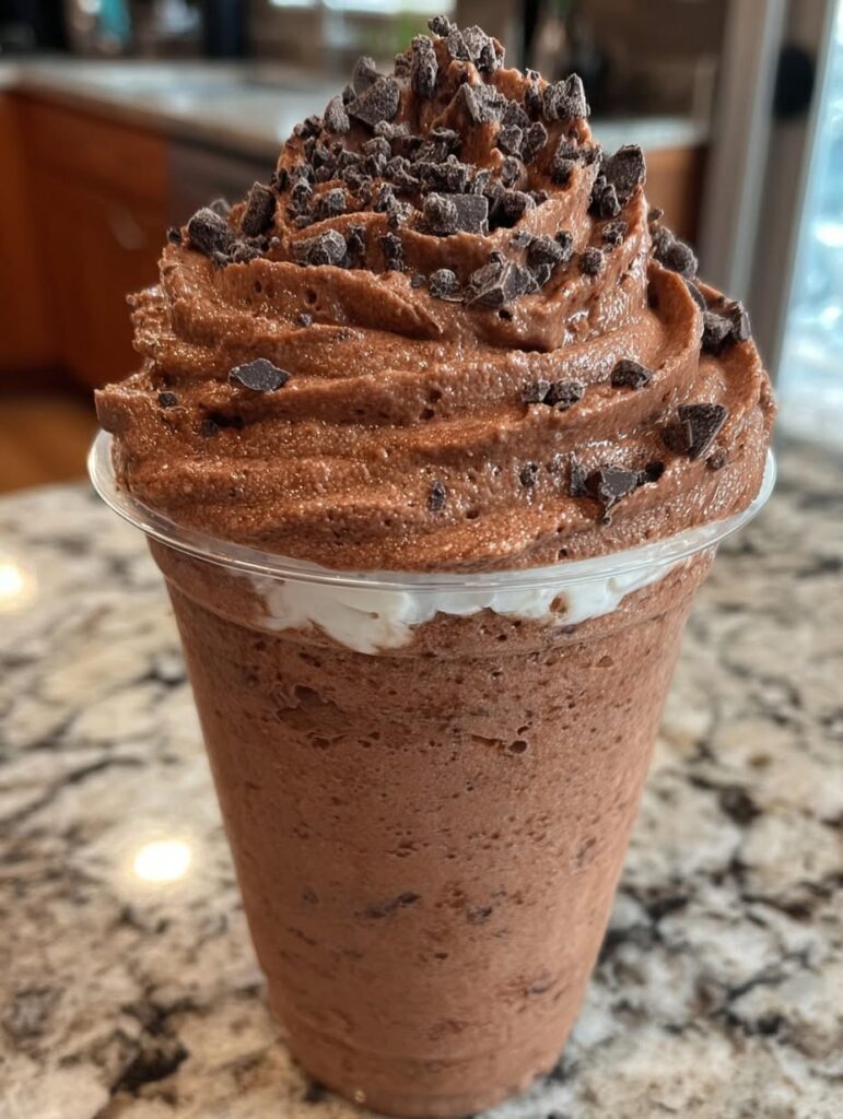 Ultra-Low Point Chocolate Mousse Cup