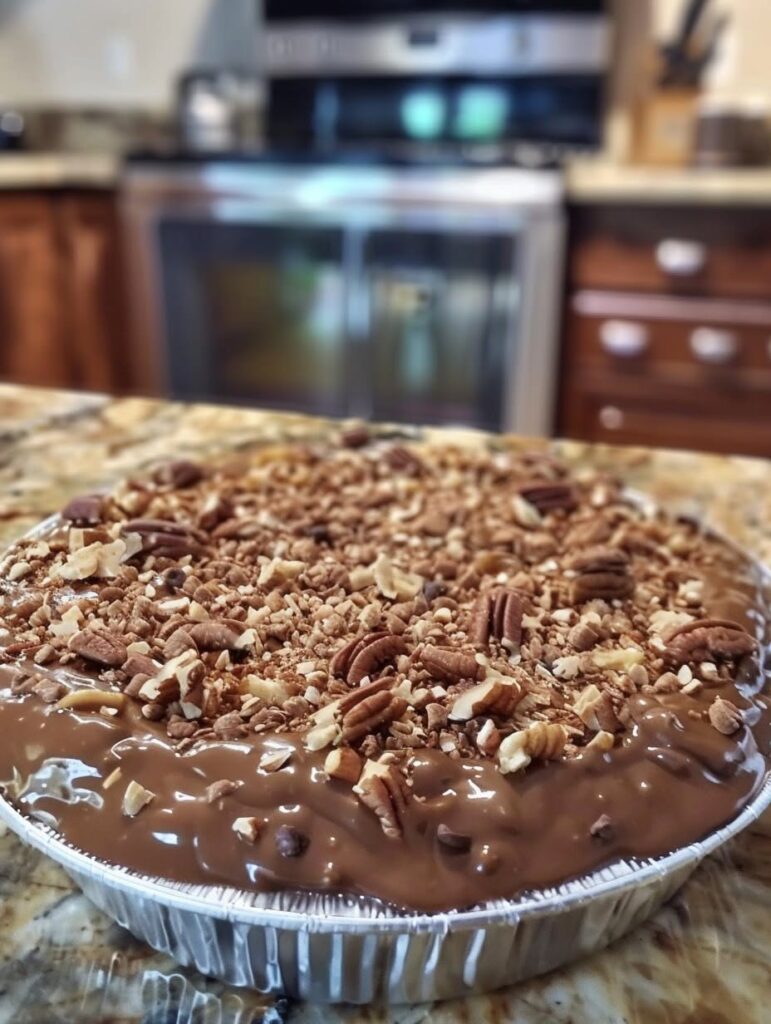 No-Bake Chocolate Pecan Pie