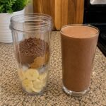 WW-Friendly Chocolate Peanut Butter Banana Protein Smoothie