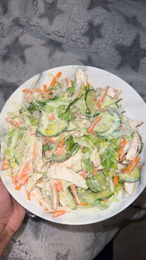WW-Friendly Creamy Chicken Crunch Salad