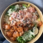 WW-Friendly Creamy Salmon Poke Bowl