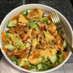 Creamy Spicy Chicken & Avocado Salad